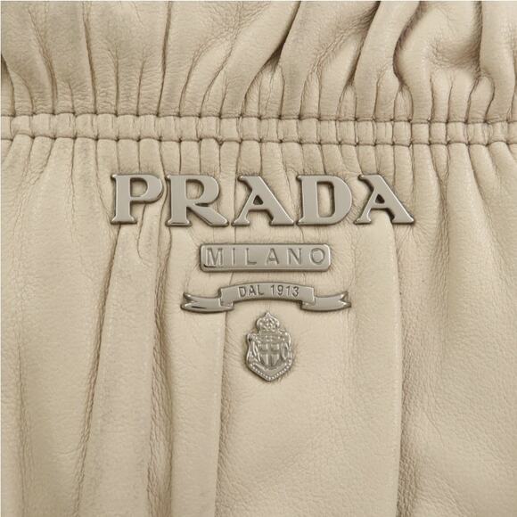 💎✨STUNNING✨💎Authentic PRADA Gathered 2Way Shoulder Bag - Picture 11 of 15